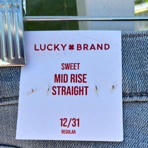 Lucky Brand Blue Straight Leg Jeans